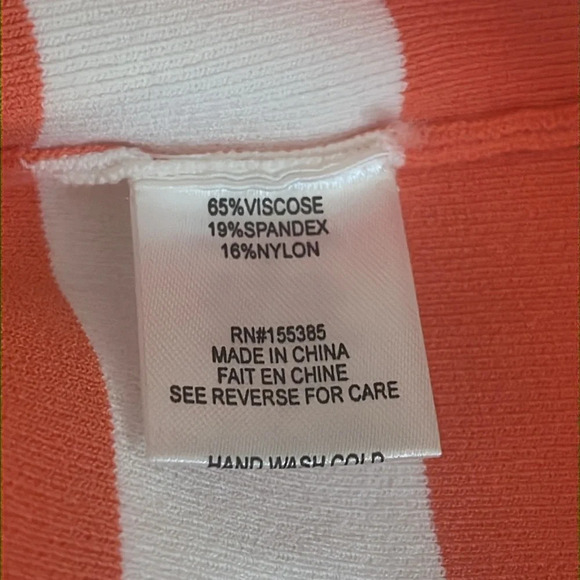 Ronny Kobo | New EVIVA dress off the shoulder Bodycon Women’s size S striped - Picture 8 of 10